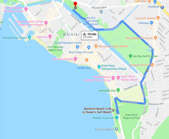 Click on the Map to see Biki Route on Google Maps